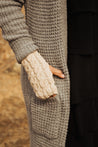 Wayra Cable Fingerless Gloves