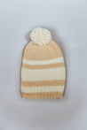 Pampa Striped Pom Beanie