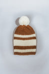 Pampa Striped Pom Beanie