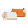 Inti Small Woven Colorblock Cosmetic Pouch - Last Chance